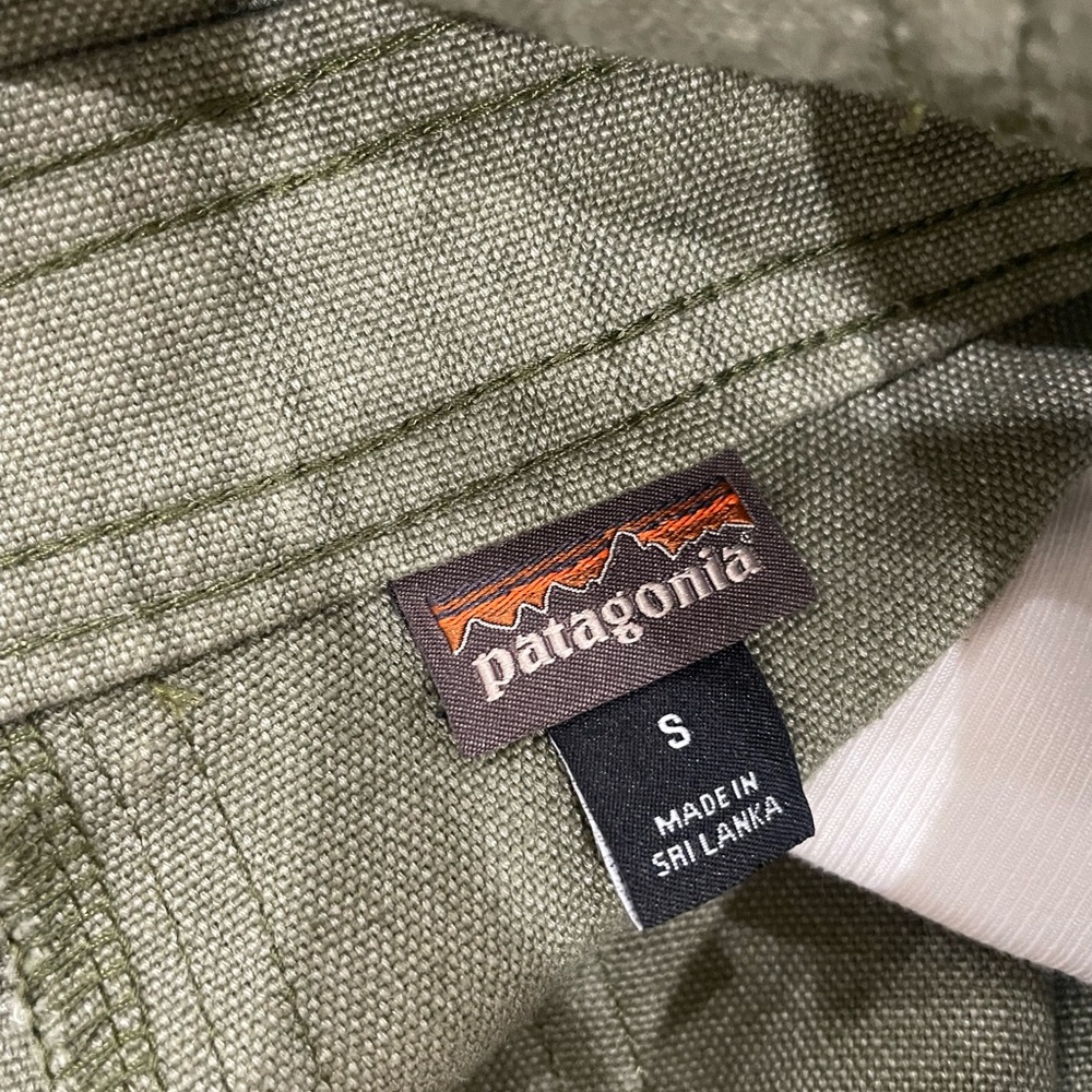 Patagonia Women's Point Reyes Canvas Overalls Basin Green Size Small - Picture 11 of 15